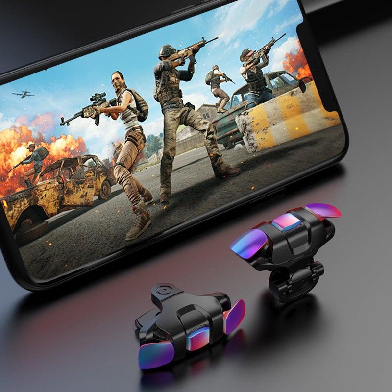 New Phone Mobile Gaming Trigger Fire Button Handle Shooter Game Joysticks Gamepad For Fire Shooting Controller Mobile Game Controllers, iOS & Android Controller, Aim Trigger Fire Buttons Shooter Sensitive Joystick, Portable Controller Gamepad