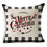 New Plaid Christmas Linen Pillowcase Xmas Series Cushion Cover Case Pillow Custom Square Pillowcase Cushion Cover Thrown Linen Pillowcase Christmas Gift 45X45CM