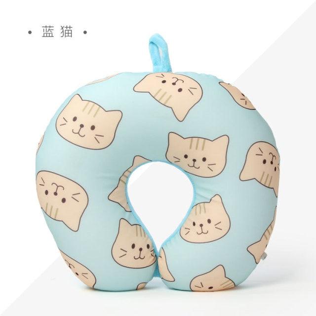 New Polar Bear And Cat U-shaped Travel Pillows For Sleeping Microbead Foam Cartoon Neck Pillow Office Airplane Soft Headrest Premium Travel Pillow Sleep with NO Neck Pain Super Soft Memory Foam Neck Pillow Easy Washing - ALLURELATION - 552, Car Pillows, Memory Foam, Neck Pain Memory Foam, Neck Pain Super Memory Foam, Neck Pain Super Soft Memory Foam, Neck Pillow, Soft Headrest, Soft Memory Foam Super Soft Memory Foam, Super Memory Foam, Travel Pillow, Travel Pillows - Stevvex.com