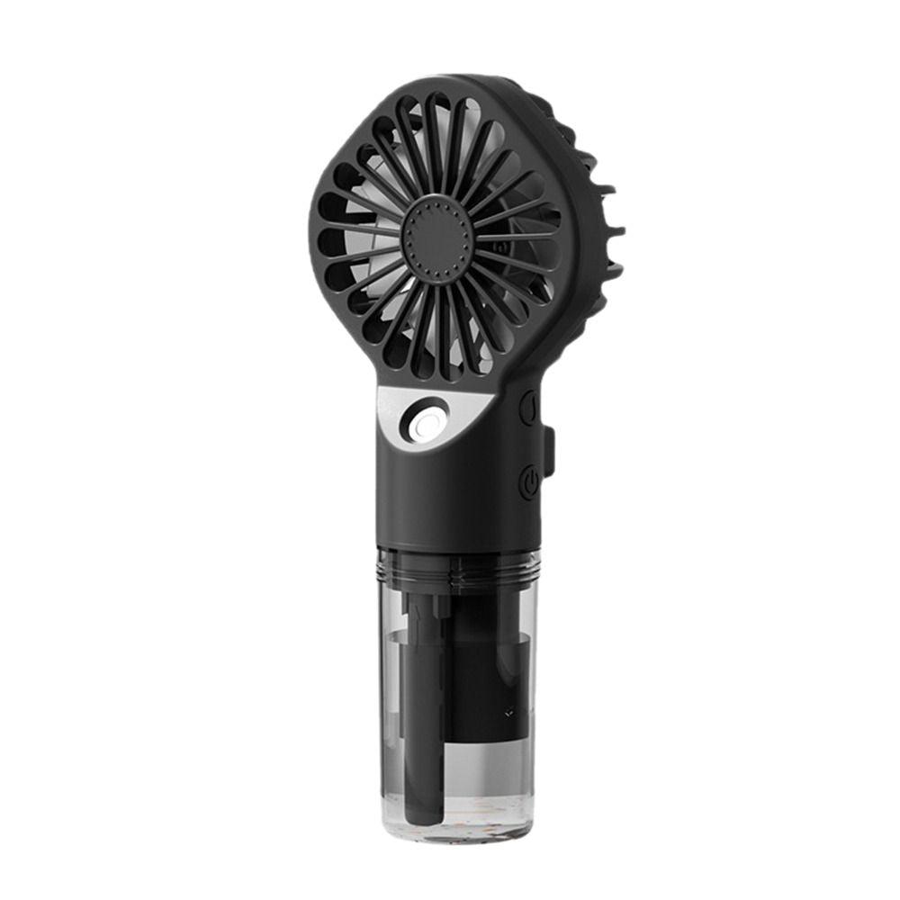 New Portable Handheld Fan USB Rechargeable Turbo Water-Cooled Spray Mini Fan 4 Gear Speed Air-conditioning Mute Fans Outdoor Handheld Misting Fan Rechargeable Mini Personal Fan Battery Operated for Travel