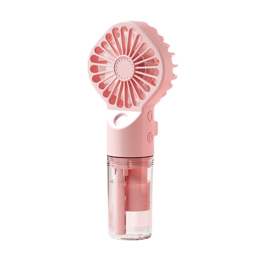 New Portable Handheld Fan USB Rechargeable Turbo Water-Cooled Spray Mini Fan 4 Gear Speed Air-conditioning Mute Fans Outdoor Handheld Misting Fan Rechargeable Mini Personal Fan Battery Operated for Travel