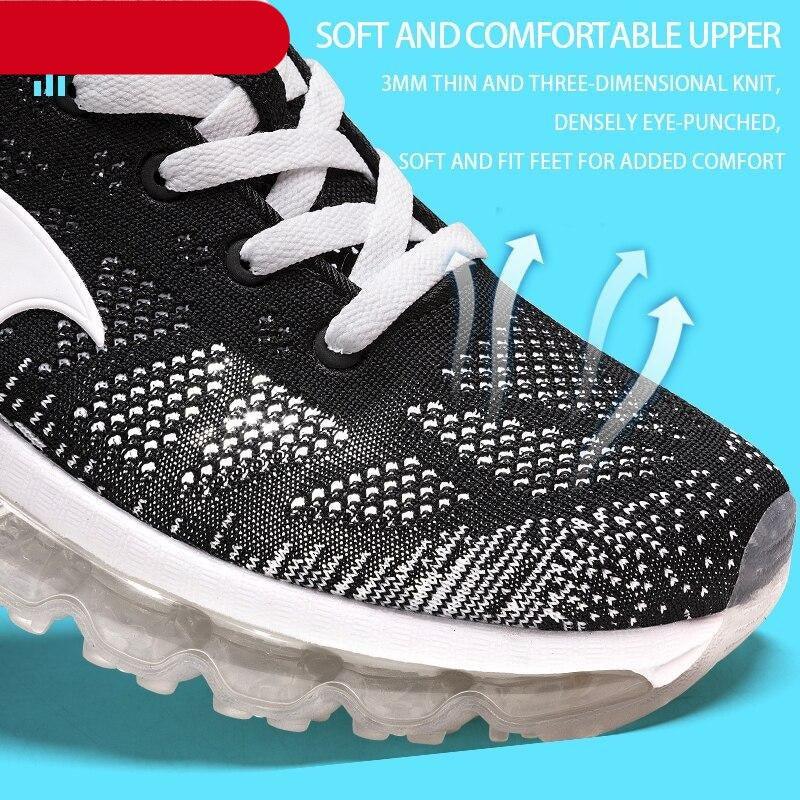 New Red Men's Sport Running Shoes Summer Sneakers Breathable Mesh Outdoor Athletic Non Slip Walking Jogging Tennis Sneakers Air Cushion Jogging Sneakers