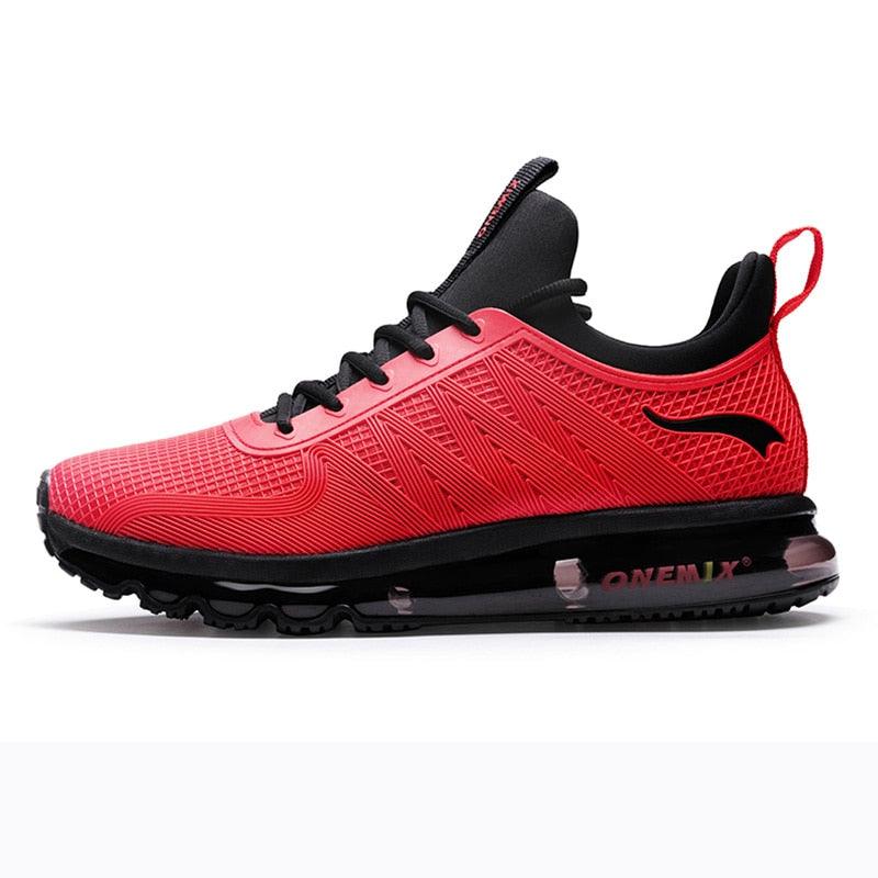 New Red Men's Sport Running Shoes Summer Sneakers Breathable Mesh Outdoor Athletic Non Slip Walking Jogging Tennis Sneakers Air Cushion Jogging Sneakers