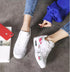 New Red Platform Womens Sneakers Casual Shoes Fashion Spring Tenis Woman Footwear Trainers Fashion Lightweight Tennis Sport Walking Athletic Casual Sneakers