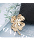 New Rhinestone Flower Brooches For Women Large Lucky Four Leaf Clover Holiday Party Brooch Christmas Scarf Pin For Women Girls Simple Design Fashion Crystal Jewelry Wedding Elegant Brooches Luxury Jewelry