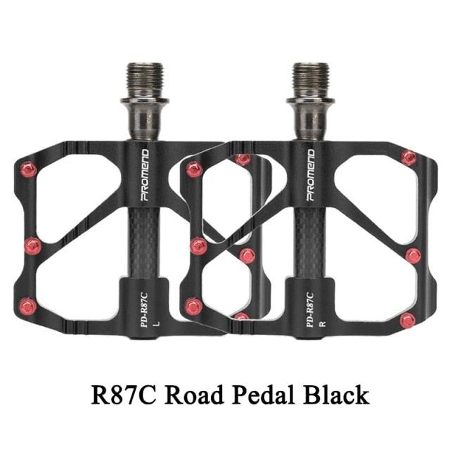 New  Road Bike Pedal Non-Slip Ultra-Light Aluminum 3 Ball Bearing Cycling Pedals Mountain Bike Pedals Pedals Aluminum Bicycle Flat Platform Pedals Lightweight Non-Slip Sealed Bearing For Road Mountain