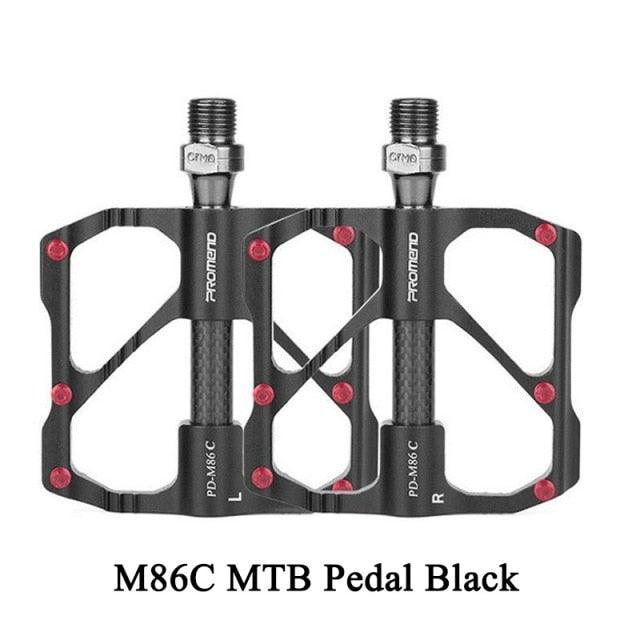 New  Road Bike Pedal Non-Slip Ultra-Light Aluminum 3 Ball Bearing Cycling Pedals Mountain Bike Pedals Pedals Aluminum Bicycle Flat Platform Pedals Lightweight Non-Slip Sealed Bearing For Road Mountain