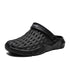 New Sandals Hole Shoes Couple Home Summer Hollow Out Mens And Womens Beach Flat Clogs Classic Mules Anti-Skid Rubber Sole Slip On Summer Arch Support Slippers