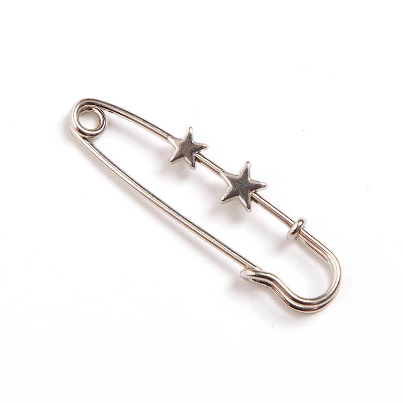 New Simple Trendy Popular Rhinestone Decoration Buckle Lapel Pin Brooches Women Cardigan Coat Sweater Costume Safety Pin Jewelry Brooches and Pins for Women in Multiple Styles Beautiful Safety Pins for Clothing