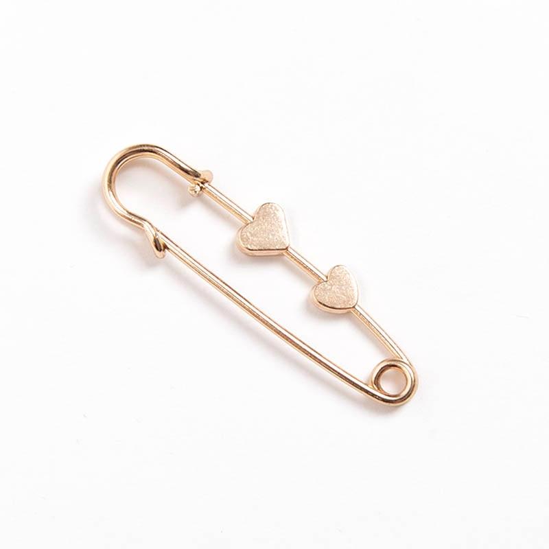 New Simple Trendy Popular Rhinestone Decoration Buckle Lapel Pin Brooches Women Cardigan Coat Sweater Costume Safety Pin Jewelry Brooches and Pins for Women in Multiple Styles Beautiful Safety Pins for Clothing