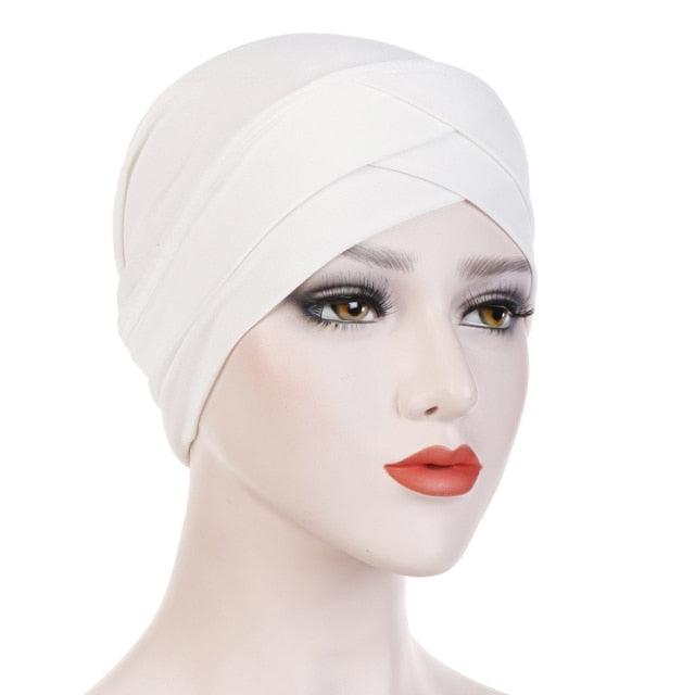 New Soft Modal Muslim Turban Hat Inner Head Wrap Bonnet Under Scarf Hijab Lightweight Caps Elegant Islamic Under Scarf Bonnet Hat Headwrap For Female