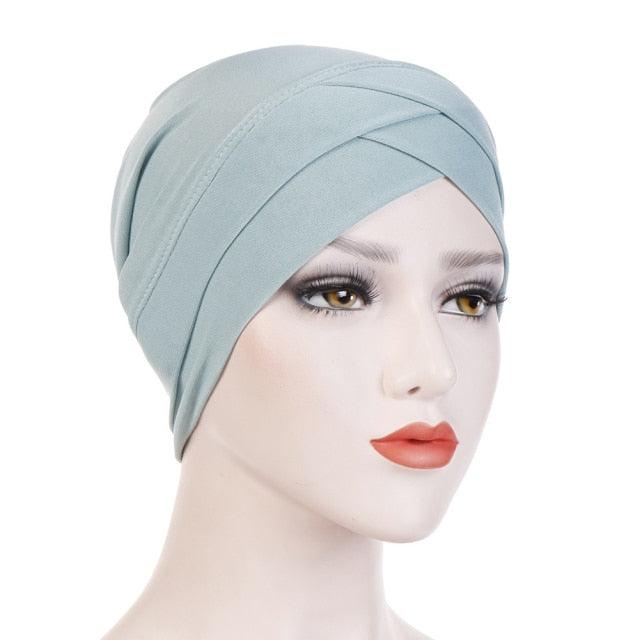 New Soft Modal Muslim Turban Hat Inner Head Wrap Bonnet Under Scarf Hijab Lightweight Caps Elegant Islamic Under Scarf Bonnet Hat Headwrap For Female