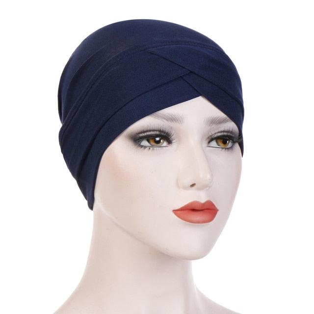 New Soft Modal Muslim Turban Hat Inner Head Wrap Bonnet Under Scarf Hijab Lightweight Caps Elegant Islamic Under Scarf Bonnet Hat Headwrap For Female