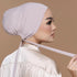 New Soft Modal Muslim Turban Hat Inner Head Wrap Bonnet Under Scarf Hijab Lightweight Caps Elegant Islamic Under Scarf Bonnet Hat Headwrap For Female