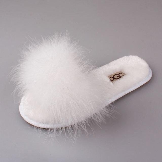 New Spring Summer Autumn Winter Home Cotton Plush Slippers Women Indoor Floor Flat Slide Slippers Comfy Open Toe Slip On House Shoes Sandals Fuzzy Slippers For Women