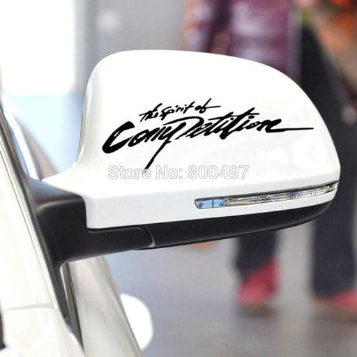 New Style Car Styling Creative The Spirit of Competition Sport Style Car Body Car Front Cover Sticker Decal Reflective Sticker Auto Light Eyebrow Reflective Decals Car Bumper Stickers Decorative Rear Mirror Vinyl Decal