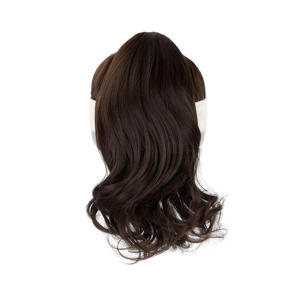 New style Ponytail Extension Cap hair Synthetic Wig Curly Wavy Wigs with Visor Hat hair Wigs for Women Hat Baseball Wigs For Black Women Cosplay Wigs For Women