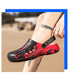 New Summer Shoes For Men Blue Clogs Painted Garden Shoes Breathable Beach Flat Sandals Garden Clogs Classic Mules Anti-Skid Rubber Sole Slip On Summer Clogs