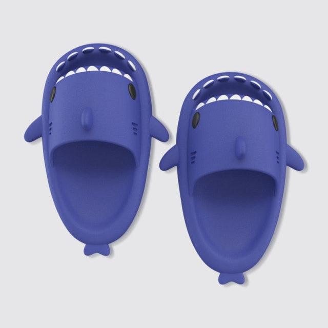 New Summer Slippers Lovely Shark Shape Slides Outdoor Women Shoes Kids Children Flip Flops Lightweight Open Toe Beach Pool Slides Sandals Shark Shower Slipper Toddler Non-Slip Summer Slippers Water Shoes