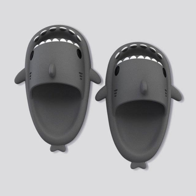 New Summer Slippers Lovely Shark Shape Slides Outdoor Women Shoes Kids Children Flip Flops Lightweight Open Toe Beach Pool Slides Sandals Shark Shower Slipper Toddler Non-Slip Summer Slippers Water Shoes