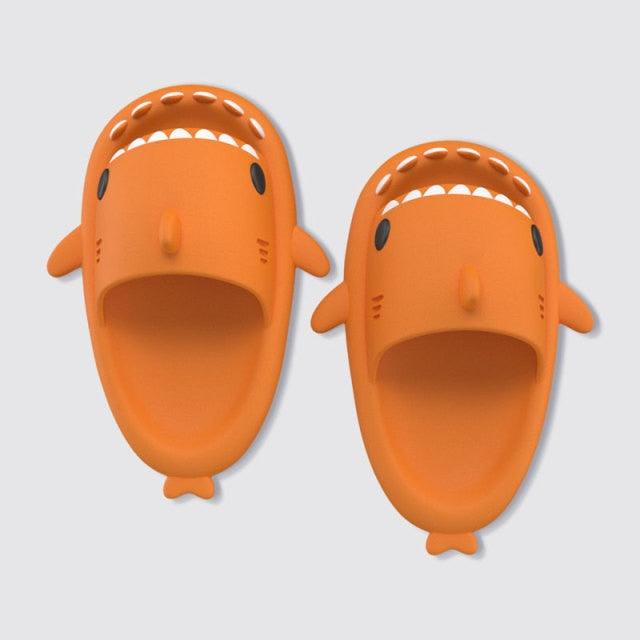 New Summer Slippers Lovely Shark Shape Slides Outdoor Women Shoes Kids Children Flip Flops Lightweight Open Toe Beach Pool Slides Sandals Shark Shower Slipper Toddler Non-Slip Summer Slippers Water Shoes