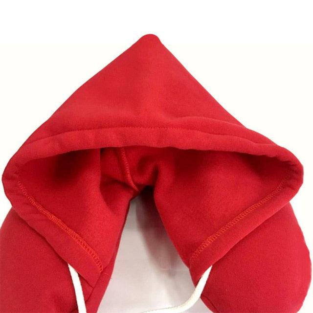 New Travel Hooded U-Shaped Pillow Cushion Car Office Airplane Head Rest Neck Neck Pillow Inflatable Travel Pillow Comfortably Supports The Head Support U-Shaped Luxury Memory Foam Neck Travel Pillow with Hoodie Neck Pillow - ALLURELATION - 552, Airplane Head Rest, Car Pillows, Head Rest, Hooded Cushion, Hooded Pillow Cushion, Hooded U-Shaped, Hooded U-Shaped Cushion, Hooded U-Shaped Pillow, Hooded U-Shaped Pillow Cushion, Travel Pillows, U-Shaped Pillow Cushion - Stevvex.com