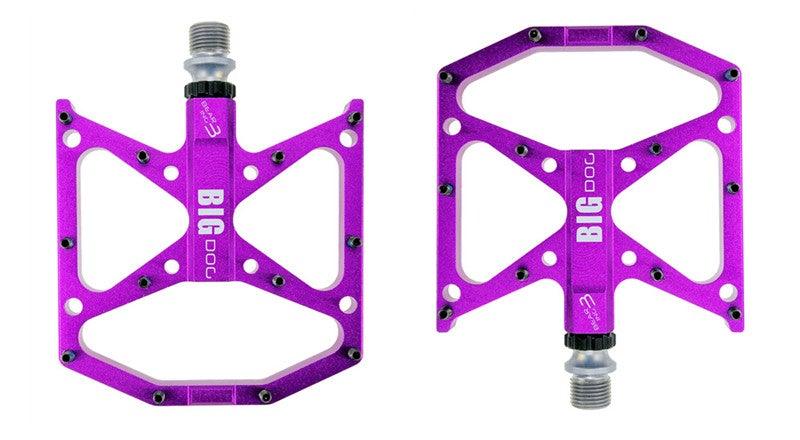 New Ultralight Bicycle Pedals Part Anti-Slip Aluminum Body Road Flat Foot Cycling Sealed 3 Bearing Mountain Bike Pedal Mountain Bike Pedals, Ultra Strong  Machined Bicycle Flat Alloy Pedals Non-Slip