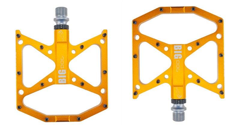 New Ultralight Bicycle Pedals Part Anti-Slip Aluminum Body Road Flat Foot Cycling Sealed 3 Bearing Mountain Bike Pedal Mountain Bike Pedals, Ultra Strong  Machined Bicycle Flat Alloy Pedals Non-Slip