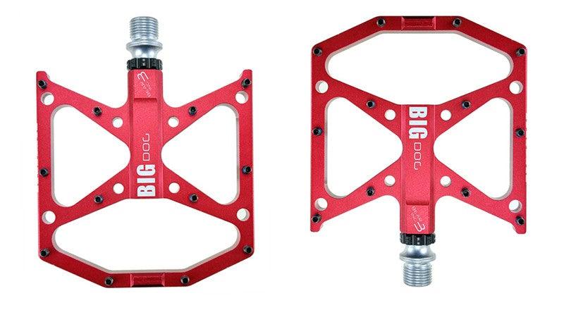 New Ultralight Bicycle Pedals Part Anti-Slip Aluminum Body Road Flat Foot Cycling Sealed 3 Bearing Mountain Bike Pedal Mountain Bike Pedals, Ultra Strong  Machined Bicycle Flat Alloy Pedals Non-Slip