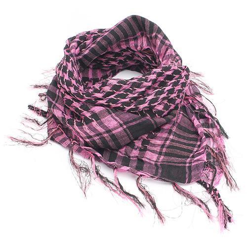 New Unisex Scarf Lightweight Plaid Tassel Arab Desert Shemagh Keffiyeh Scarf Wrap Pashmina Plaid Pattern Large Warm Keeper Military Shemagh Army Desert Keffiyeh Arab Scarf Shawl Neck Cover Head Wrap Scarf Military Shemagh Tactical Desert Keffiyeh