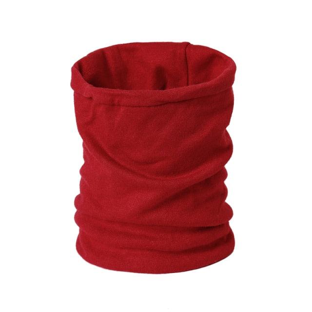 New Unisex Solid Ring Scarf Luxury Neckerchief Children's Outdoor Ski Face Mask Winter Warm Snood Cotton Men Women Echarpe Outdoor Seamless Face Mask Tube Bandana Homotropy for Dust Fishing Yoga Motorcycling Festivals Sports