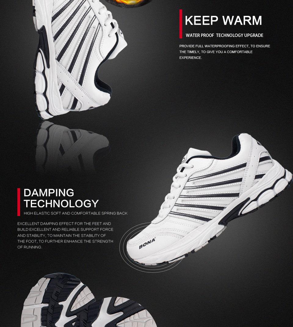 New White Excellent Style Men Running Shoes Lace Up Athletic Sneakers Outdoor Walking Mens Comfortable Fashion Running Sneakers Non Slip Tennis Sport Walking Shoes