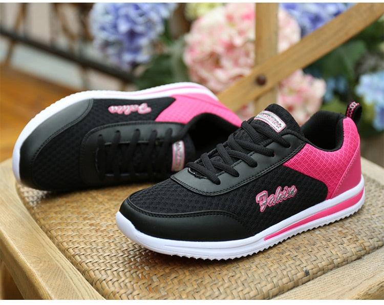 New Womans Purple Casual Sneakers Breathable Women Shoes Mesh Women Chunky Sneakers Walking Running Tennis Gym Shoes For Women Non Slip Sneakers