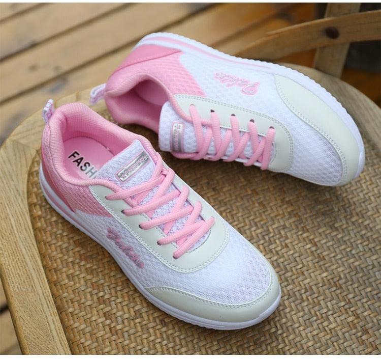 New Womans Purple Casual Sneakers Breathable Women Shoes Mesh Women Chunky Sneakers Walking Running Tennis Gym Shoes For Women Non Slip Sneakers