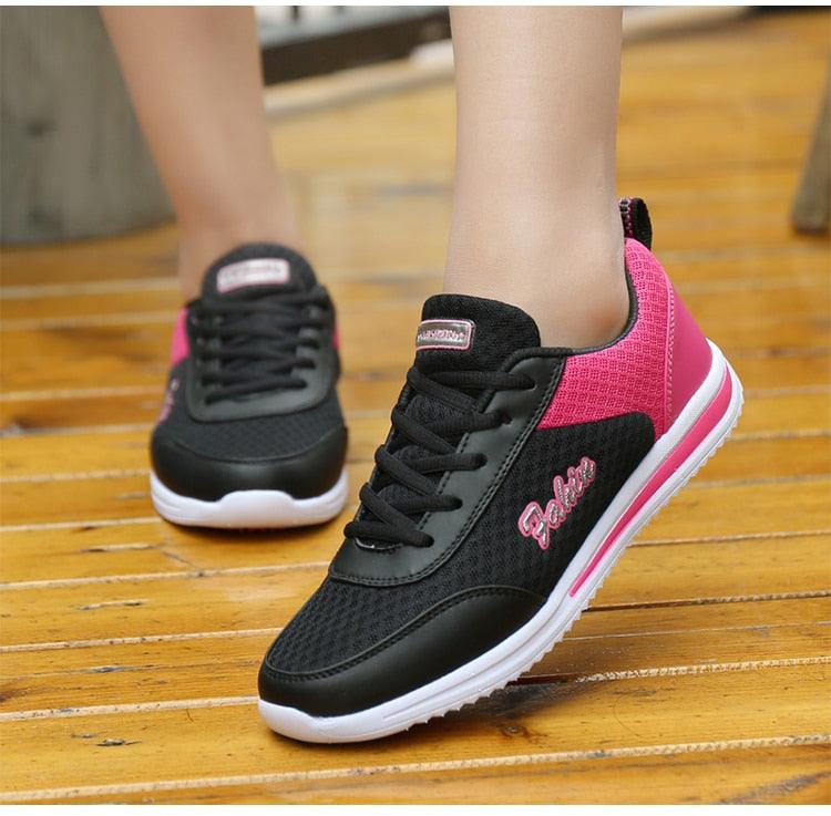 New Womans Purple Casual Sneakers Breathable Women Shoes Mesh Women Chunky Sneakers Walking Running Tennis Gym Shoes For Women Non Slip Sneakers