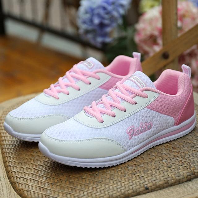 New Womans Purple Casual Sneakers Breathable Women Shoes Mesh Women Chunky Sneakers Walking Running Tennis Gym Shoes For Women Non Slip Sneakers