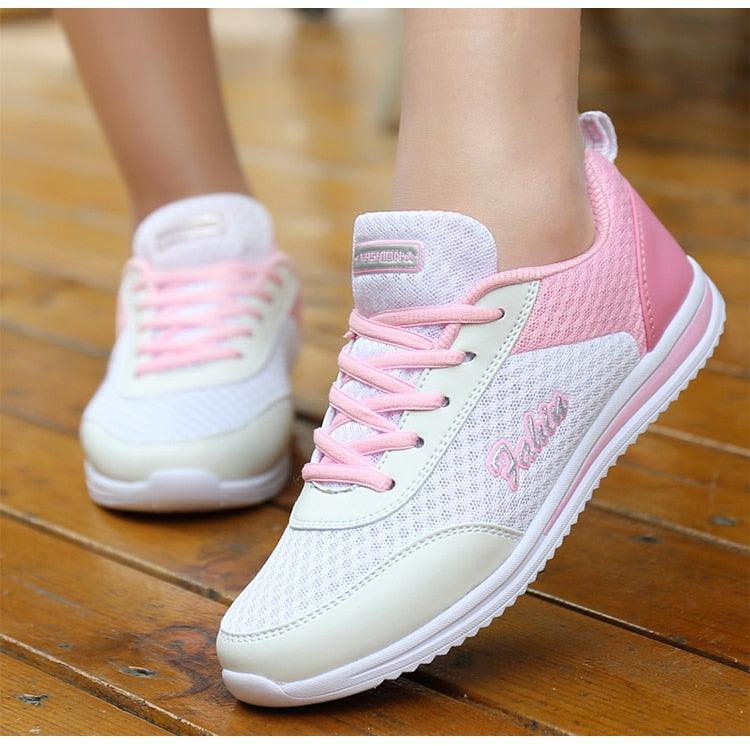 New Womans Purple Casual Sneakers Breathable Women Shoes Mesh Women Chunky Sneakers Walking Running Tennis Gym Shoes For Women Non Slip Sneakers