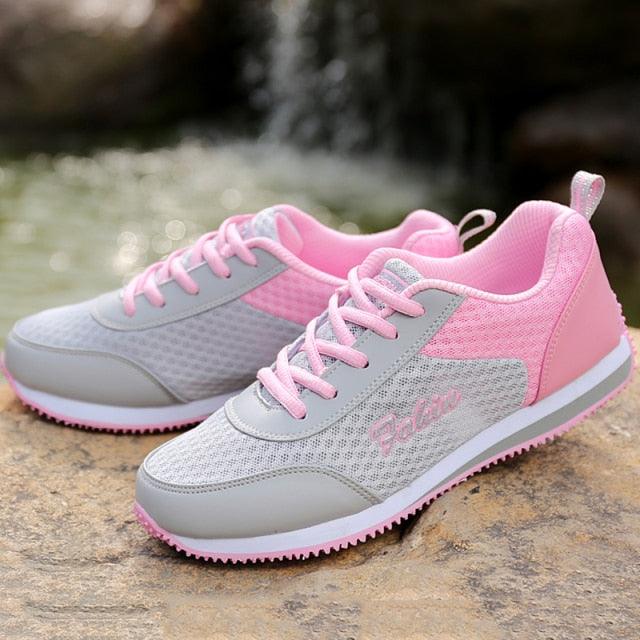 New Womans Purple Casual Sneakers Breathable Women Shoes Mesh Women Chunky Sneakers Walking Running Tennis Gym Shoes For Women Non Slip Sneakers