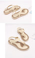 New Women Sandals Flat Heel Summer Casual Flip Flops Single Ladies Shoes Woman Soft Sole Slippers Summer Casual Flat Ankle T-Strap Thong Elastic Comfortable Flip Flops Beach Shoes Sandal