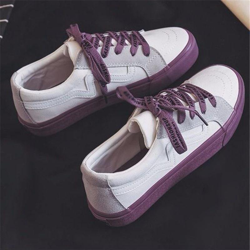 New Women Sneaker Fashion Breathble Vulcanized Shoes Platform Lace Up Casual White Tenis Sneakers Women Play Fashion Sneaker Low Top Elastic Canvas Flat Sneakers