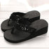 New Women Solid Slides Sandals Thickness Sequin Shoes Slippers Beach Shoes House Non-Slip Slippers Thick Sequin Sandals For Indoor Outdoor Breathable Shoes