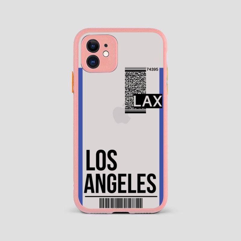 New York Los Angeles Phone Case for iPhone X XR XS 7 8 Plus 11 12 13 pro MAX 13mini Translucent Shockproof Case Advanced Impact Protection with Integrated Technology Anti-Yellowing Phone Cover