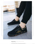 Newest Spring Autumn Men's Flat Shoes Fashion Comfortable Breathable Canvas Sneakers Men's Lace Casual Slip On Sneakers Classic Low Top Canvas Causal Comfortable Walking Flats Sneakers