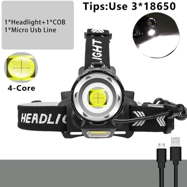 Newest Waterproof XHP199 16-Core Super Bright Powerful Lantern Headlamp XHP110 LED USB Flashlight XHP50 Headlight Rechargeable 18650 Zoom Torch Light - STEVVEX Lamp - 200, Flashlight, Gadget, Headlamp, Headlight, Headtorch, lamp, Rechargeable, Rechargeable Flashlight, Rechargeable Headlamp, Rechargeable Headtorch, Super Bright Lamp, Torchlight, Waterproof, Waterproof Headlamp, Waterproof Headlight - Stevvex.com