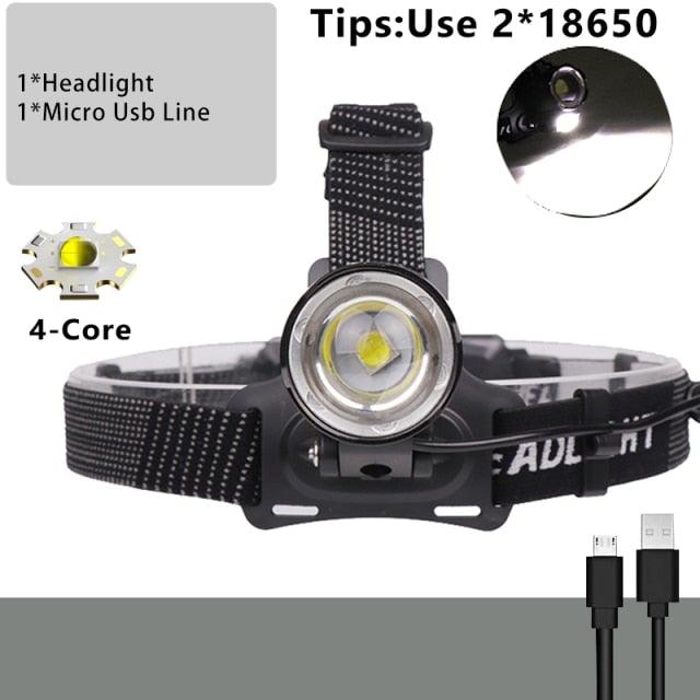 Newest Waterproof XHP199 16-Core Super Bright Powerful Lantern Headlamp XHP110 LED USB Flashlight XHP50 Headlight Rechargeable 18650 Zoom Torch Light - STEVVEX Lamp - 200, Flashlight, Gadget, Headlamp, Headlight, Headtorch, lamp, Rechargeable, Rechargeable Flashlight, Rechargeable Headlamp, Rechargeable Headtorch, Super Bright Lamp, Torchlight, Waterproof, Waterproof Headlamp, Waterproof Headlight - Stevvex.com