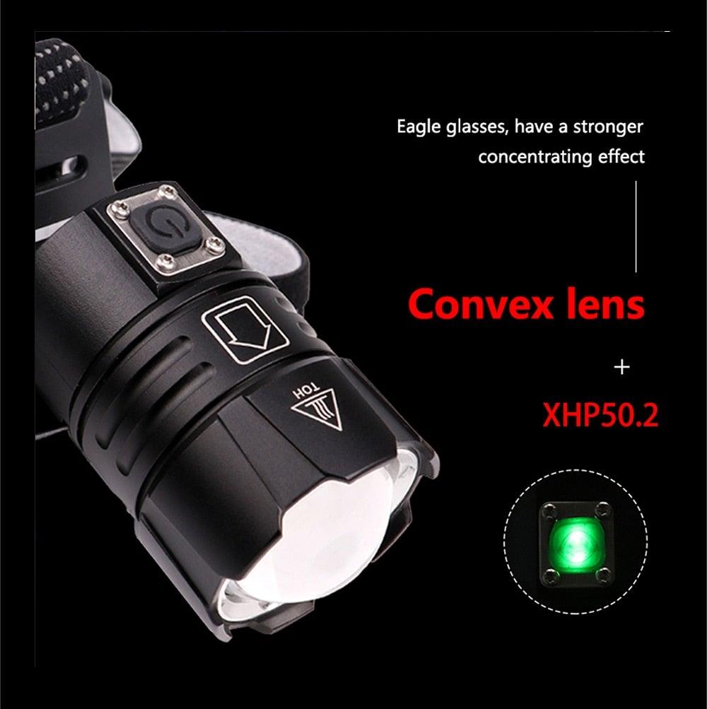 Newest Waterproof XHP199 16-Core Super Bright Powerful Lantern Headlamp XHP110 LED USB Flashlight XHP50 Headlight Rechargeable 18650 Zoom Torch Light - STEVVEX Lamp - 200, Flashlight, Gadget, Headlamp, Headlight, Headtorch, lamp, Rechargeable, Rechargeable Flashlight, Rechargeable Headlamp, Rechargeable Headtorch, Super Bright Lamp, Torchlight, Waterproof, Waterproof Headlamp, Waterproof Headlight - Stevvex.com