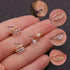 Nose Ring Hoop Nose Piercing Body Jewelry Nose Ring Hoop Nose Hoop Nostril Nose Ring Stainless Steel Nose Hoop Ring Cartilage Earrings Nose Piercing Hoop Tiny Flower Helix Cartilage Tragus Ring Nose Ring Hoop Stainless Steel Nose Hoop Ring for Women Men