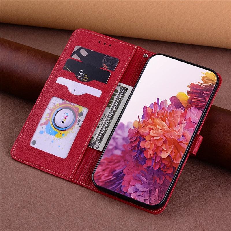 Note 11 Case For Xiaomi Redmi Note 11 11S Case Leather Wallet Flip Case For Redmi Note 11 Pro Phone Cases Note 11S Cover High Quality Flip Leather Wallet Case