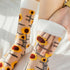 Novelty Harajuku Crystal Silk Tide Socks Funny Sunflowers Vines Flowers Happy Socks Casual High Quality Socks for Women - ALLURELATION - 3D socks, 500, ankle socks, casual socks, cute socks, female socks, flower socks, happy socks, invisible socks, see through socks, short socks, silk tide socks, Socks, socks for girls, socks for women, sunflower socks - Stevvex.com