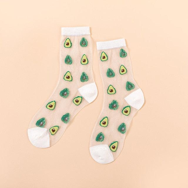 Novelty Harajuku Crystal Silk Tide Socks Funny Sunflowers Vines Flowers Happy Socks Casual High Quality Socks for Women - ALLURELATION - 3D socks, 500, ankle socks, casual socks, cute socks, female socks, flower socks, happy socks, invisible socks, see through socks, short socks, silk tide socks, Socks, socks for girls, socks for women, sunflower socks - Stevvex.com